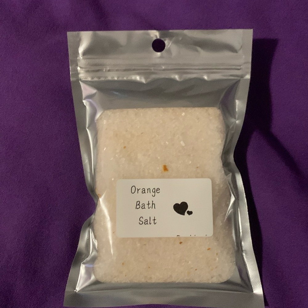 Homemade Orange 🍊 sented Bath Salt